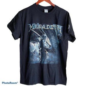 MegaDeath World Tour 2015 Limited Edition Black T-Shirt Men's Medium Music Band